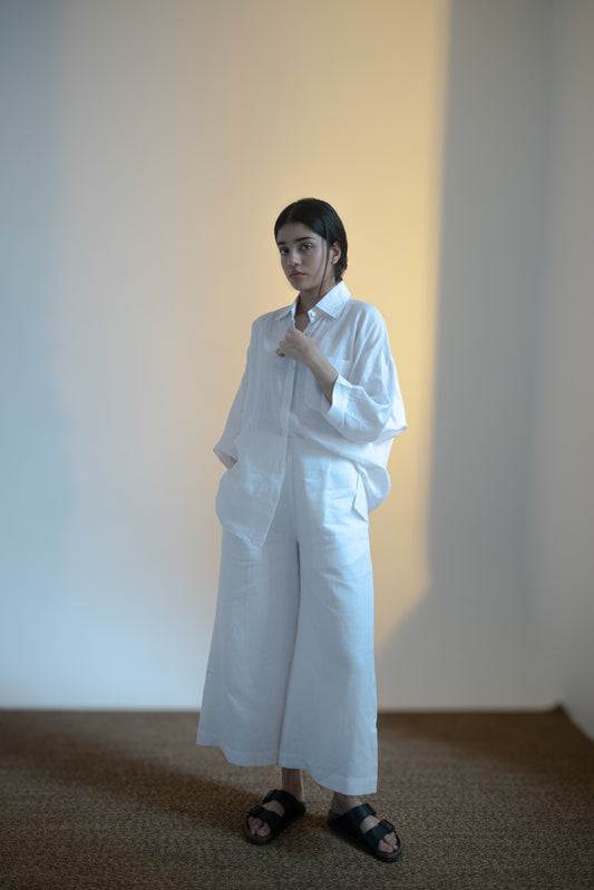White Linen Pants