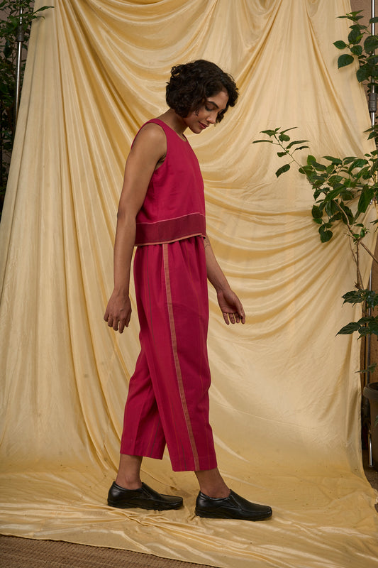 Sunrise Crop Top Set - Pink