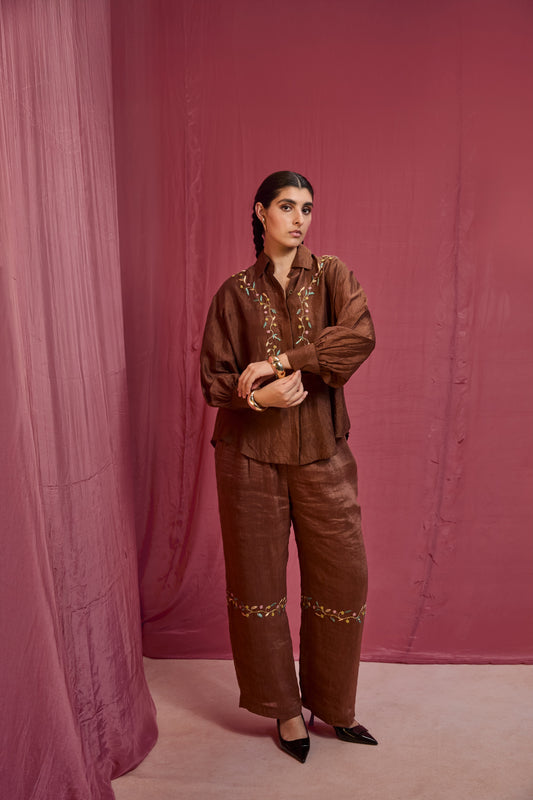 Astris  Co-ord set - Brown