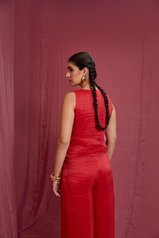 Tulip Co-ord set - Red