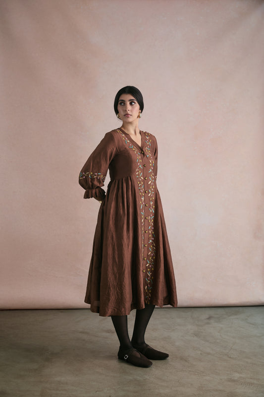 Orion Dress - Brown