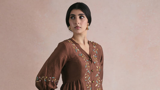 Orion Dress - Brown