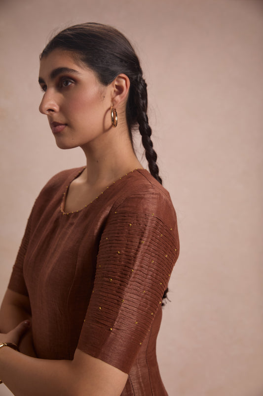 Twilight Dress - Brown