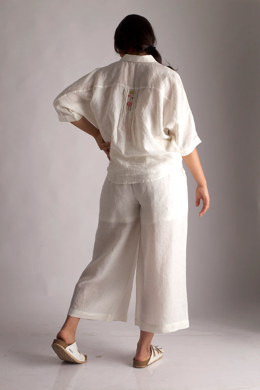 White Linen Pants