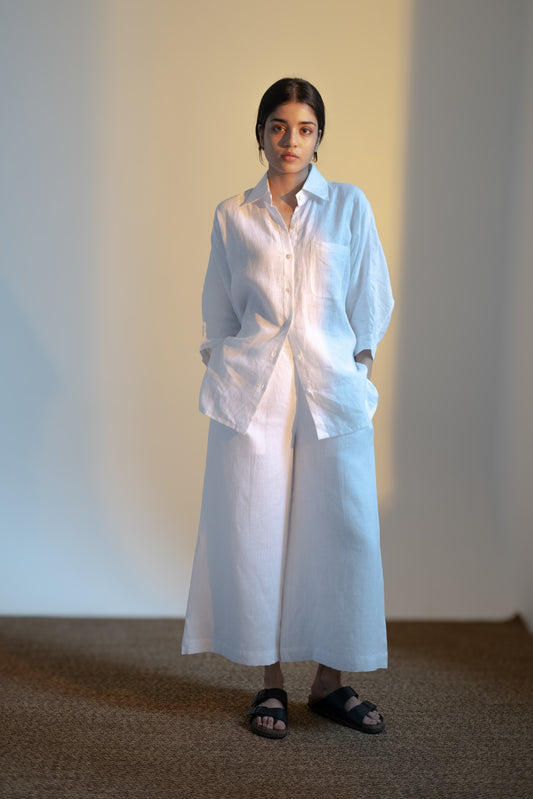 White Linen Shirt