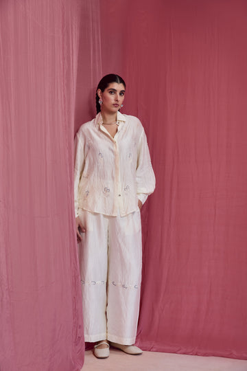 Elara Co-ord Set - Ivory