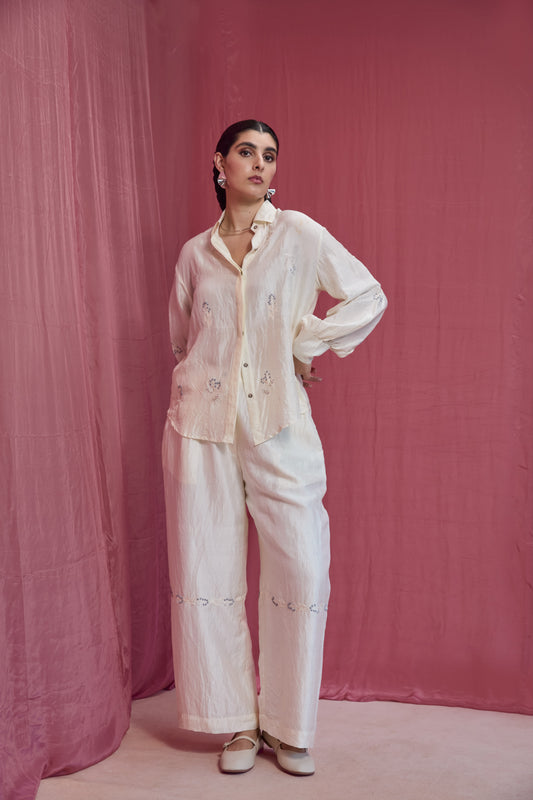 Elara Co-ord Set - Ivory