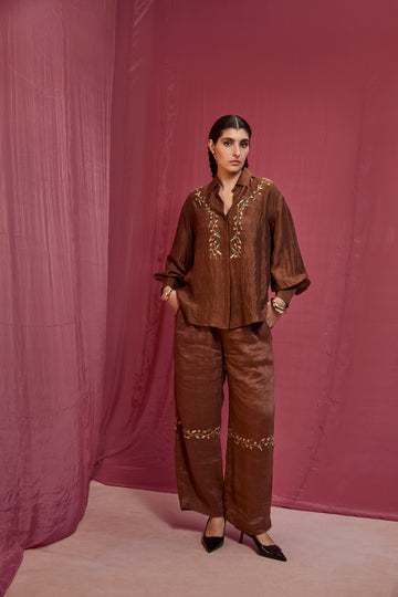 Astris  Co-ord set - Brown