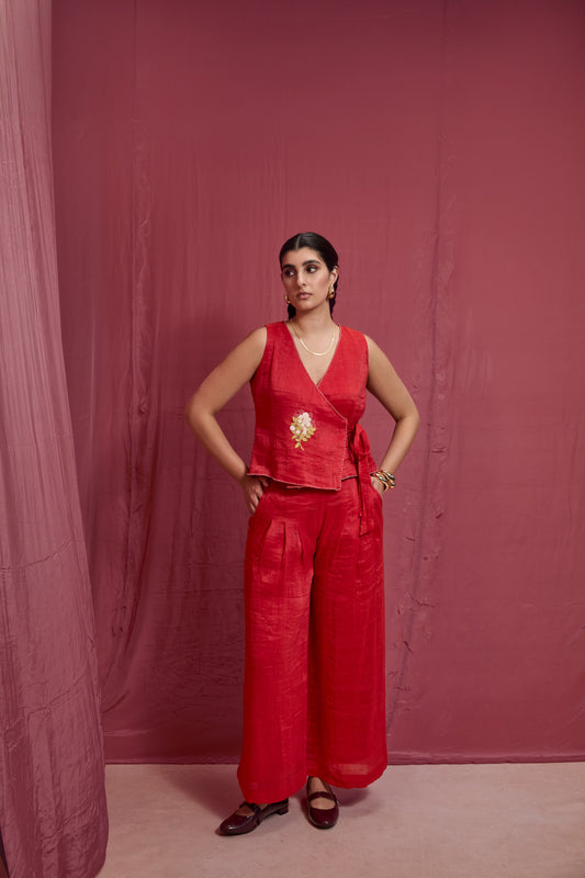 Tulip Co-ord set - Red