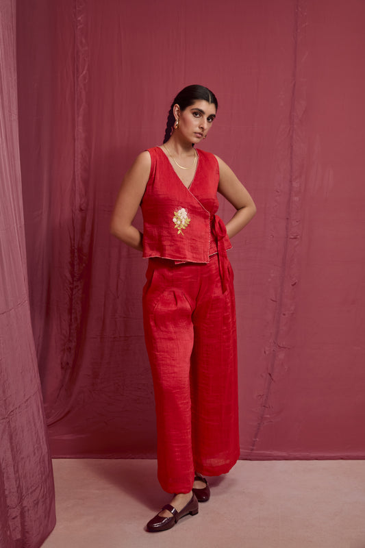 Tulip Co-ord set - Red