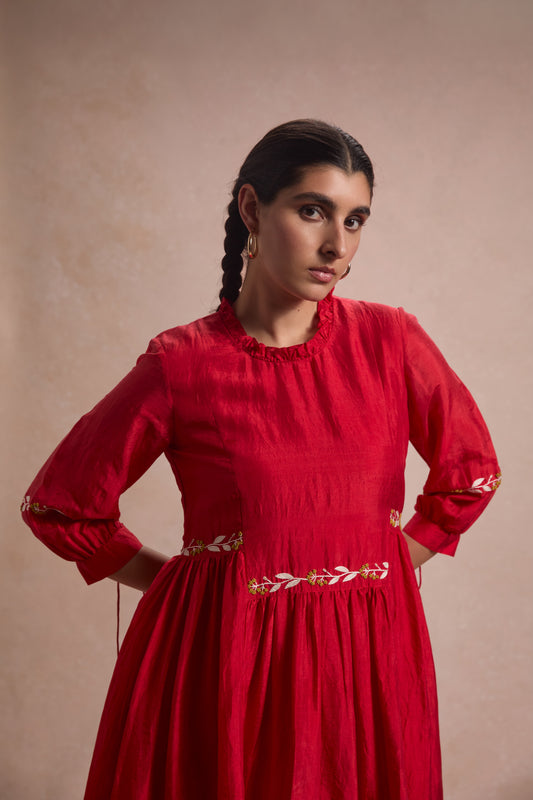 Luna Dress - Red