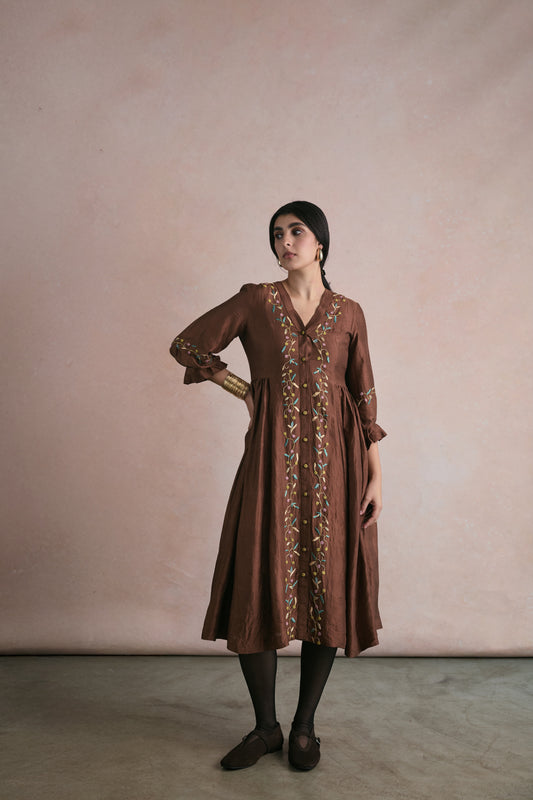 Orion Dress - Brown