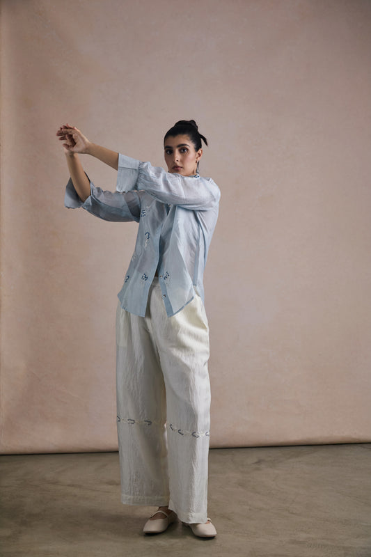 Elara Pants - Ivory